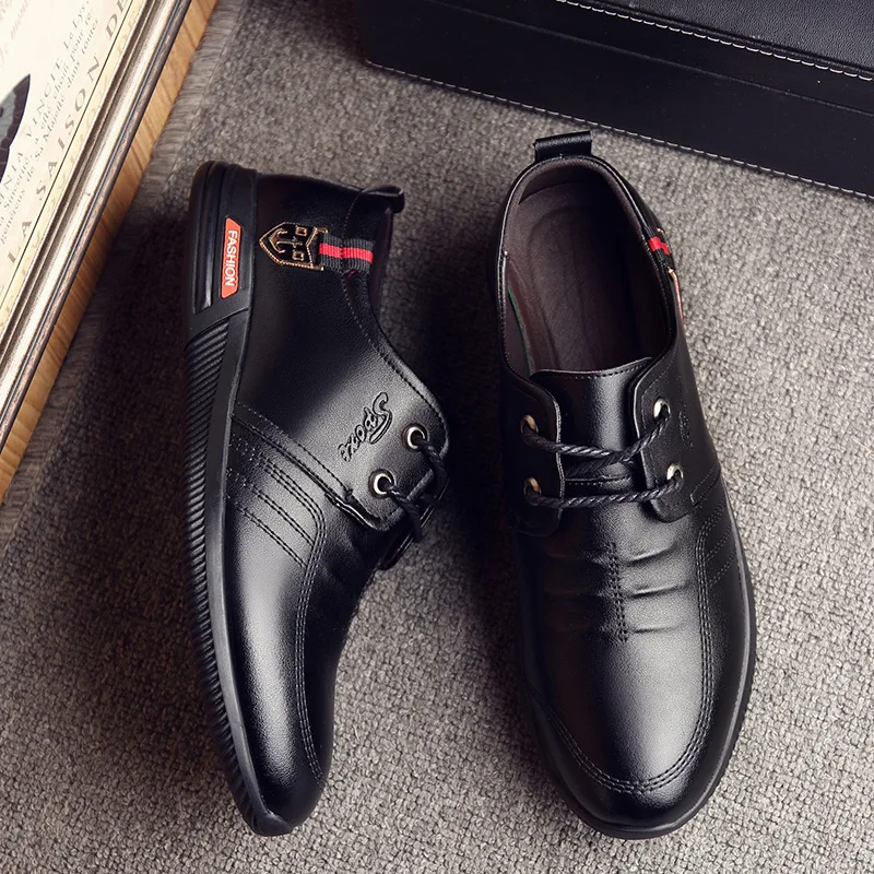 Men Casual Shoes Leather spring flat Shoes for Men Men's large size casual shoes fashion breathable leather lace men's shoes
Men Casual Shoes Leather spring flat Shoes for Men Men's large size casual shoes fashion breathable leather lace men's shoes