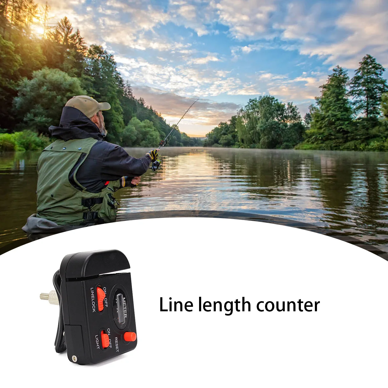 Digital Fishing Line Length Counter Fishing Line Counter Professional Equipped With Light Multifunction Fishing Tackle Tool
Digital Fishing Line Length Counter Fishing Line Counter Professional Equipped With Light Multifunction Fishing Tackle Tool