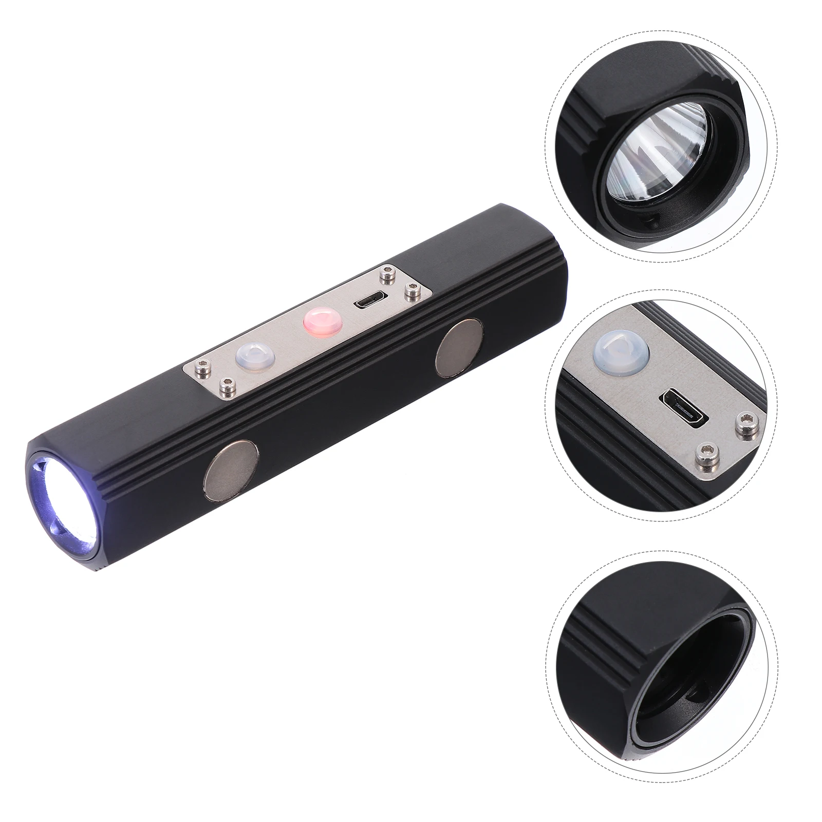 1Pc Portable Waterproof LED Flashlight USB Charging Flashlight for Mountaineering
1Pc Portable Waterproof LED Flashlight USB Charging Flashlight for Mountaineering