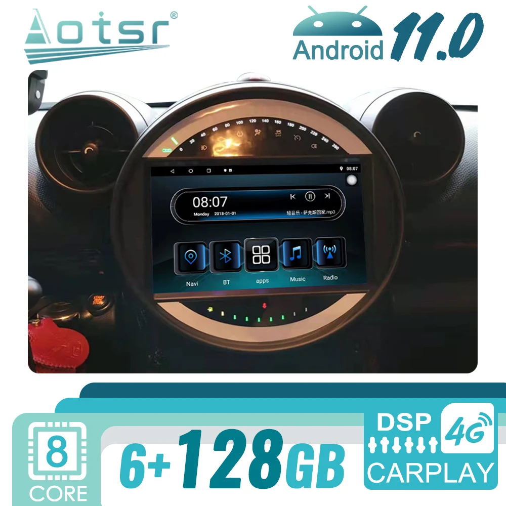 Автомагнитола для BMW Mini 2007 - 2011 Android, автомобильное радио, GPS-навигация, мультимедийный плеер, 2Din Авторадио, стереоприемник, головное устройст... 
Автомагнитола для BMW Mini 2007 - 2011 Android, автомобильное радио, GPS-навигация, мультимедийный плеер, 2Din Авторадио, стереоприемник, головное устройст...