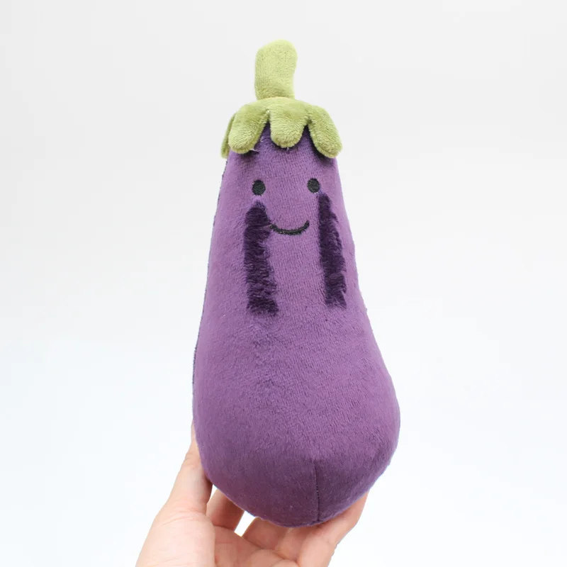 1PCS 17cm Simulation Eggplant Plush Toy PP Cotton Filled Simulation Soft Stuffed Vegetable Pendant Kawaii Eggplant Doll
1PCS 17cm Simulation Eggplant Plush Toy PP Cotton Filled Simulation Soft Stuffed Vegetable Pendant Kawaii Eggplant Doll