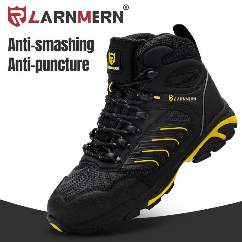 LARNMERM Mens Safety Shoes Work Shoes Steel Toe Comfortable Lightweight Breathable Anti-smashing Non-slip Construction Shoes
LARNMERM Mens Safety Shoes Work Shoes Steel Toe Comfortable Lightweight Breathable Anti-smashing Non-slip Construction Shoes