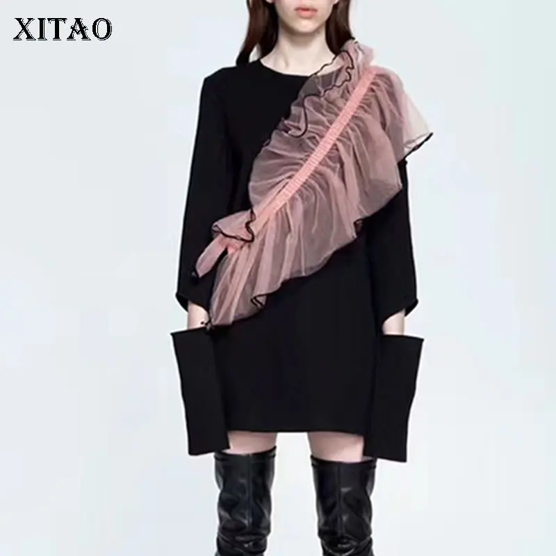 XITAO лоскутное платье с оборками для женщин 2020 Зимняя Повседневная мода новый стиль темперамент универсальная женская одежда с круглым выре...
XITAO лоскутное платье с оборками для женщин 2020 Зимняя Повседневная мода новый стиль темперамент универсальная женская одежда с круглым выре...