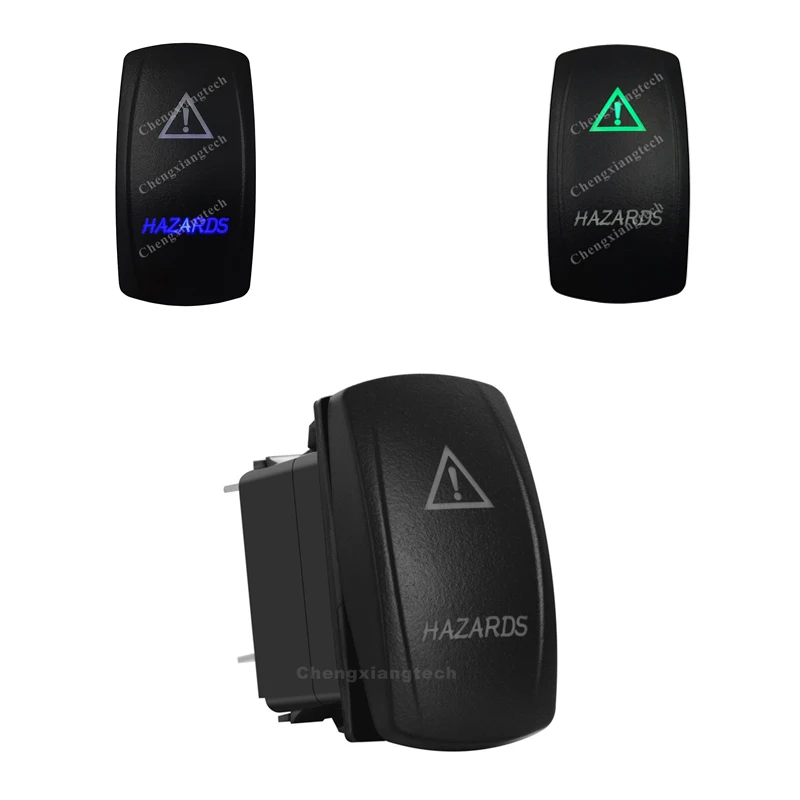 Верхний зеленый и нижний синий светодиодный переключатель света-опасности-3 контакта SPST вкл./ВЫКЛ. Для лодки Мэн кулисный переключатель пан... 
Верхний зеленый и нижний синий светодиодный переключатель света-опасности-3 контакта SPST вкл./ВЫКЛ. Для лодки Мэн кулисный переключатель пан...