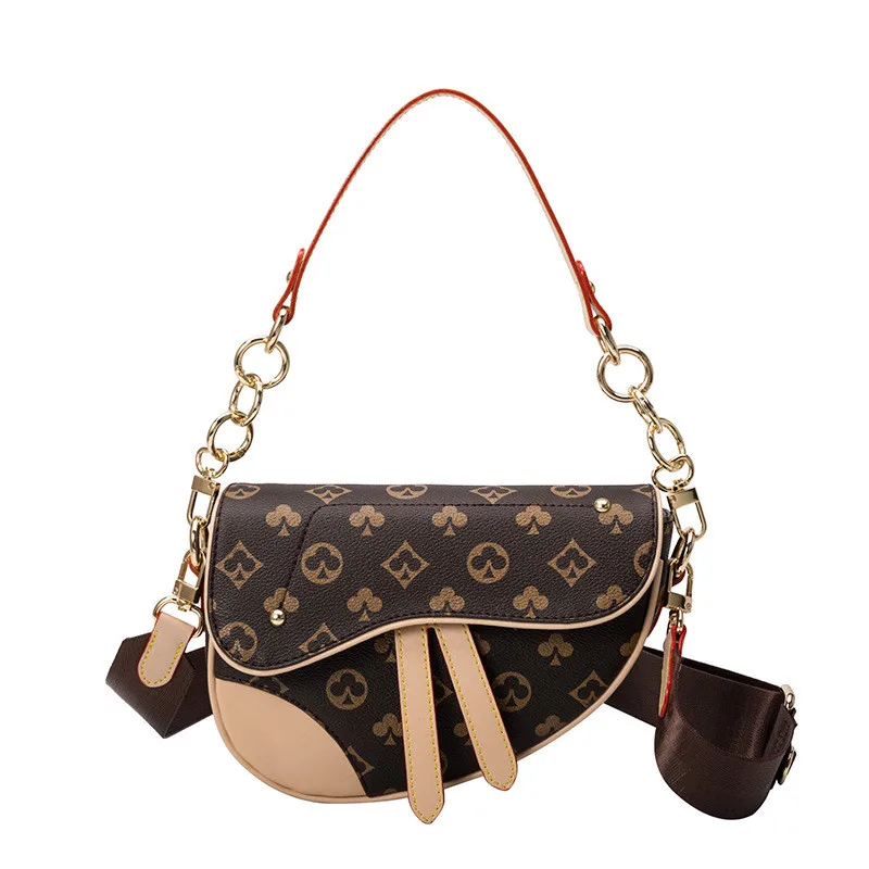 Womens Famous Luxury Brand bag Designer Messenger Handbag High Quality Leather Crossbody Shoulder Bag Vintage Print Saddle 20
Womens Famous Luxury Brand bag Designer Messenger Handbag High Quality Leather Crossbody Shoulder Bag Vintage Print Saddle 20