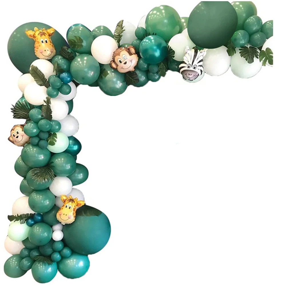 1st Birthday Party Supplies ,119pcs Green Balloon Jungle Animal Garland Kit ,ONE Boxes for Baby Shower Boy Birthday Decorations
1st Birthday Party Supplies ,119pcs Green Balloon Jungle Animal Garland Kit ,ONE Boxes for Baby Shower Boy Birthday Decorations