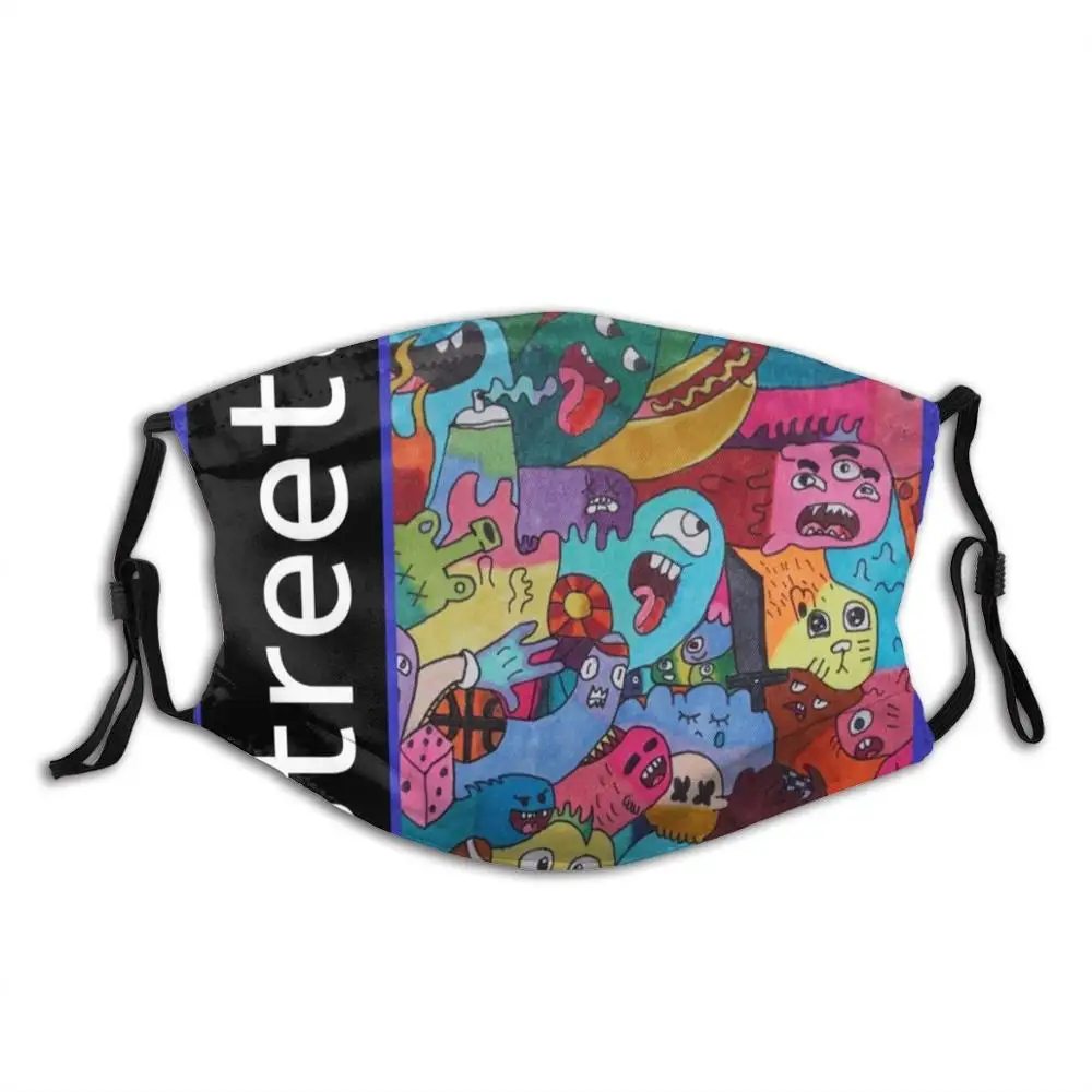 Ckstreetart-Аниме забавная крутая Тканевая маска Ckstreetart аниме уличное искусство каракули 
Ckstreetart-Аниме забавная крутая Тканевая маска Ckstreetart аниме уличное искусство каракули