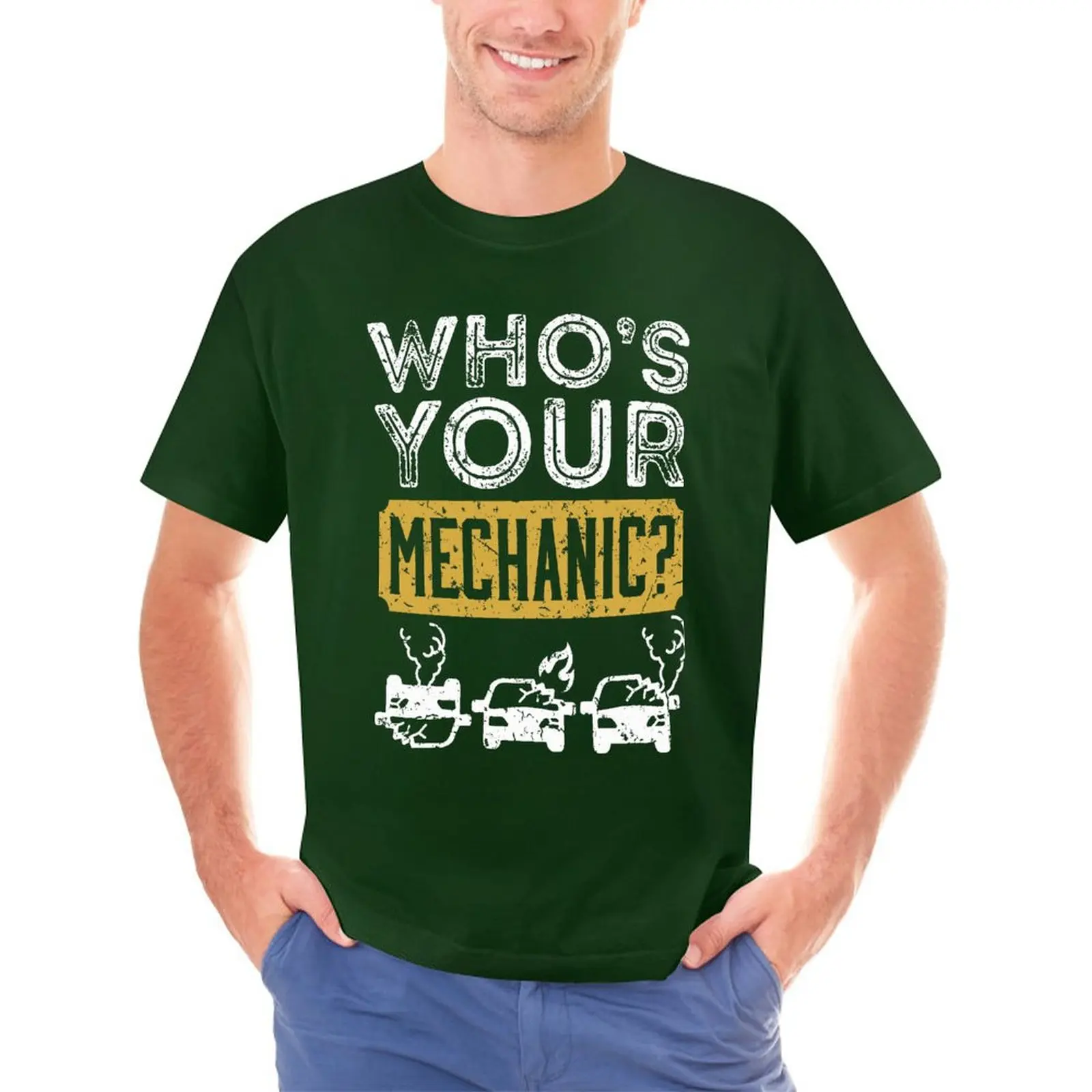 Мужская футболка Mechanic, модная футболка из 100 хлопка с принтом, базовая футболка с коротким рукавом
Мужская футболка Mechanic, модная футболка из 100 хлопка с принтом, базовая футболка с коротким рукавом