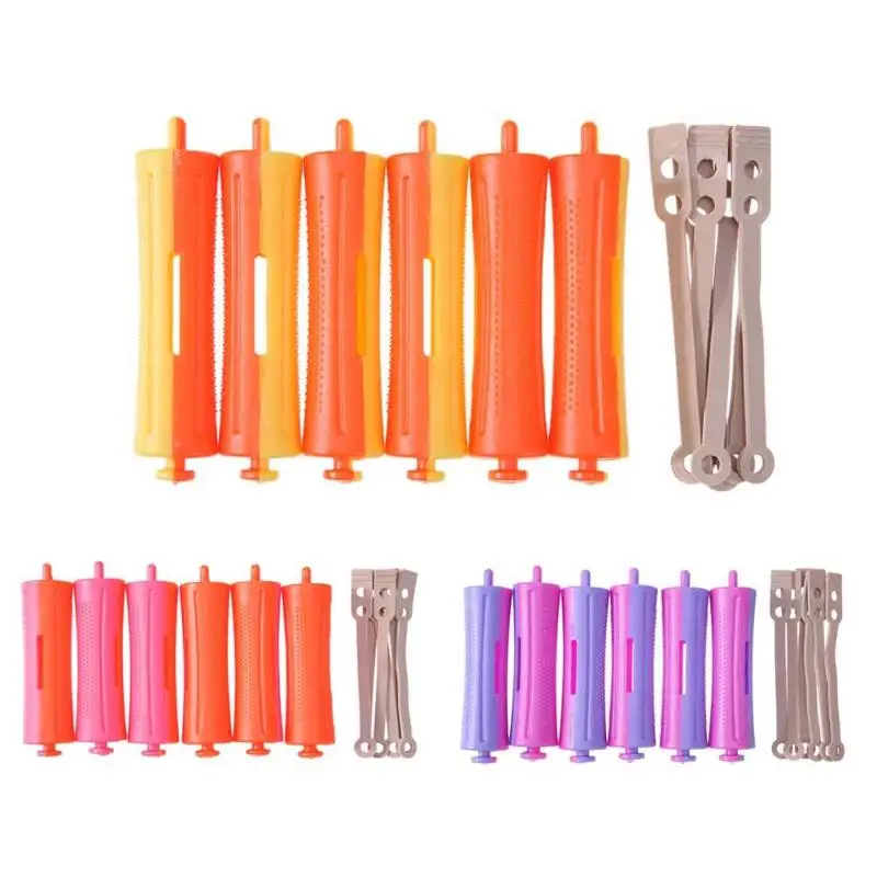 6Pcs/Set DIY Perm Rod Salon Hair Roller Rubber Band Hair Clip Curling Curler Hairdressing Maker Styling Hair Tools
6Pcs/Set DIY Perm Rod Salon Hair Roller Rubber Band Hair Clip Curling Curler Hairdressing Maker Styling Hair Tools