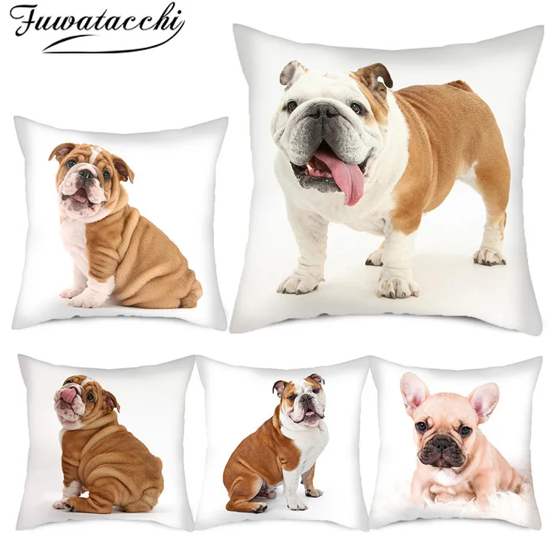 Fuwatacchi Dog Animal Photo Cushion Cover Cute Puppy Pattern Pillow Cases for Home Sofa and Car Decorative Pillow Covers 45*45cm
Fuwatacchi Dog Animal Photo Cushion Cover Cute Puppy Pattern Pillow Cases for Home Sofa and Car Decorative Pillow Covers 45*45cm