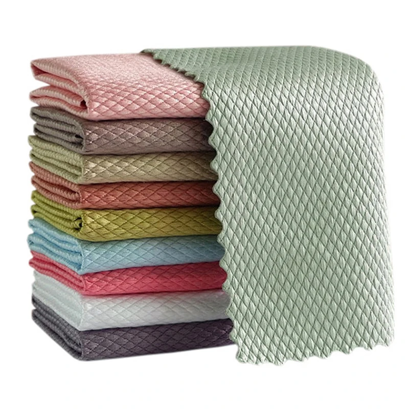 3pcs/1pc Double-faced Fish Scales Cleaning Cloth Kitchen Towel Household Cleaning Tools Car Glass Rag No water mark, lint free
3pcs/1pc Double-faced Fish Scales Cleaning Cloth Kitchen Towel Household Cleaning Tools Car Glass Rag No water mark, lint free