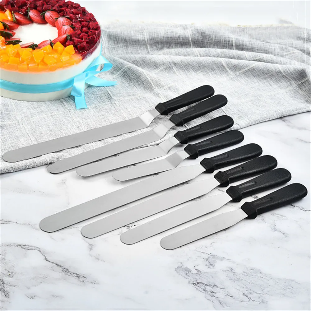 Full Set 6/8/10/12 '' Cake Spatula Butter Cream Knife Smoother Stainless Steel Kitchen Pastry Spatulas Cake Decoration Tools
Full Set 6/8/10/12 '' Cake Spatula Butter Cream Knife Smoother Stainless Steel Kitchen Pastry Spatulas Cake Decoration Tools