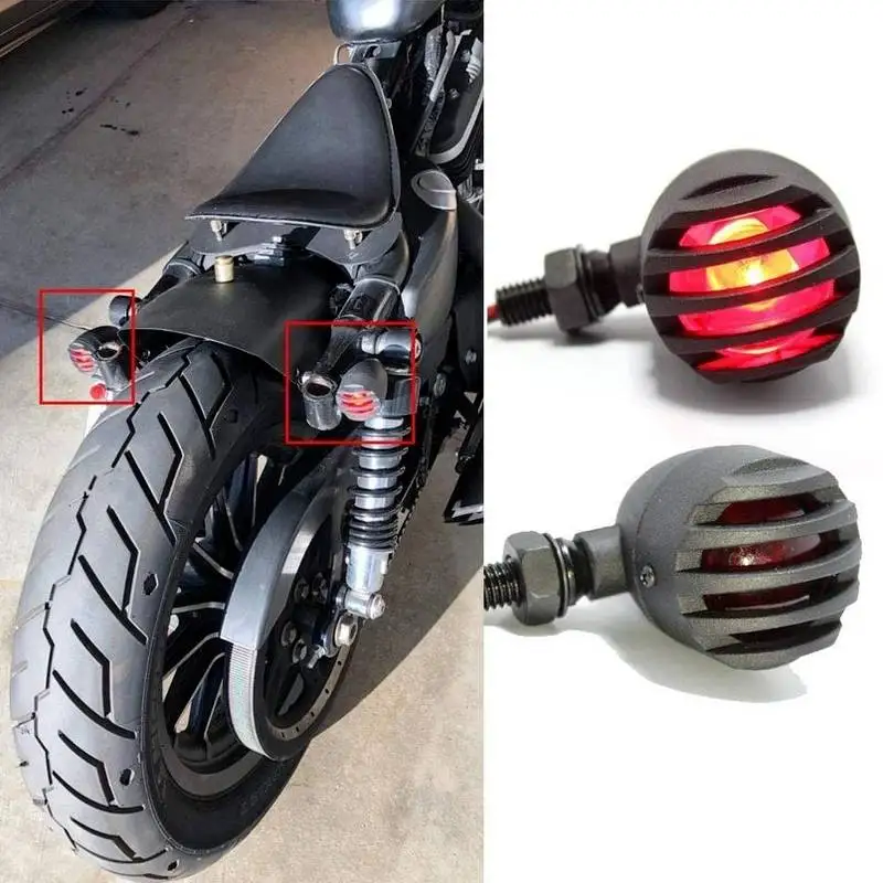 Universal 2Pcs Bullet LED Motorcycle Turn Signals Motorcycle Blinkers Rear Red Indicator Light Flashers For Cruiser Indicator
Universal 2Pcs Bullet LED Motorcycle Turn Signals Motorcycle Blinkers Rear Red Indicator Light Flashers For Cruiser Indicator