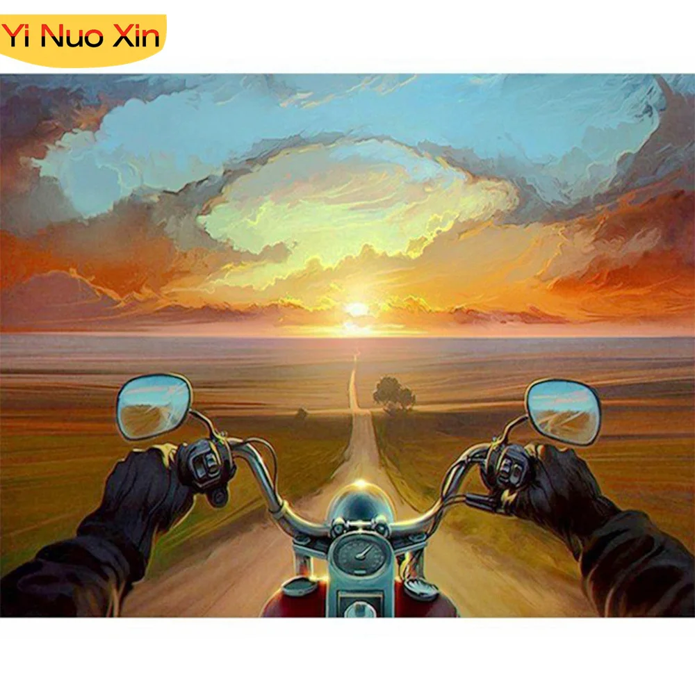 YNX NEW Cross Stitch Full Square Mosaic Home Decor Gift 5D DIY Handicraft Art Diamond Painting Embroidery Landscape Motorcycle
YNX NEW Cross Stitch Full Square Mosaic Home Decor Gift 5D DIY Handicraft Art Diamond Painting Embroidery Landscape Motorcycle