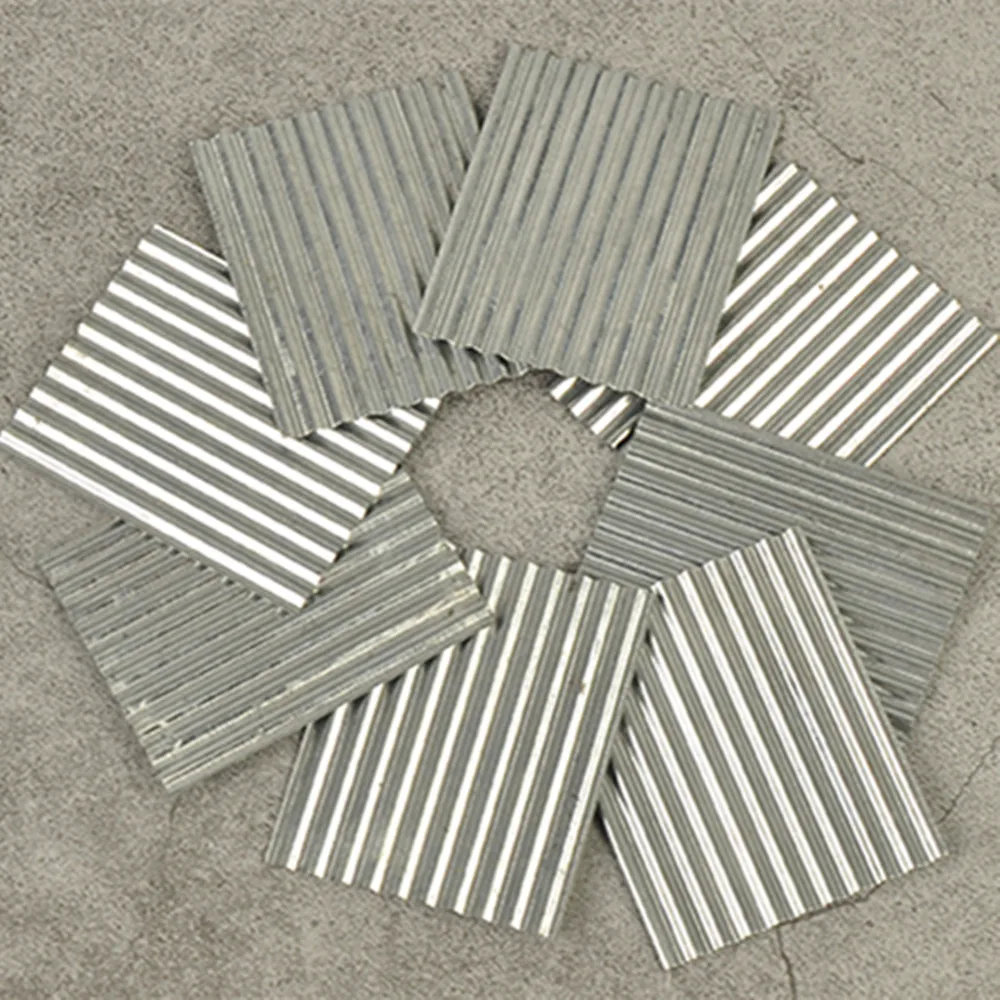 

8PCS 1:35 Roof Steel Shed Corrugated Tile For DIY Model Building Military Model Scene Construction Material Factory Building