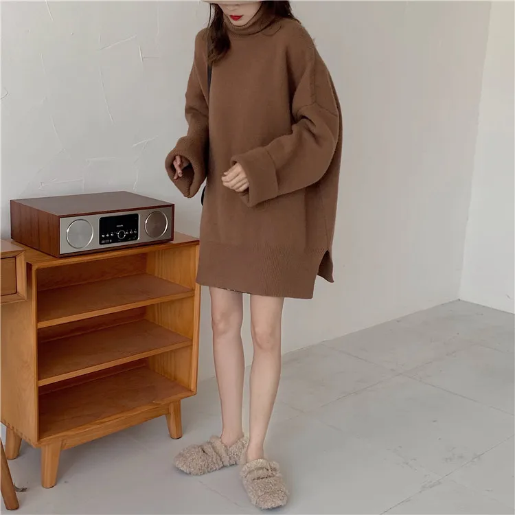 2019 New Fashion Turtleneck pullover Warm Turtleneck Sweater women Loose Sweater Loose Sweater Winter women Long Sleeve Pullover
2019 New Fashion Turtleneck pullover Warm Turtleneck Sweater women Loose Sweater Loose Sweater Winter women Long Sleeve Pullover