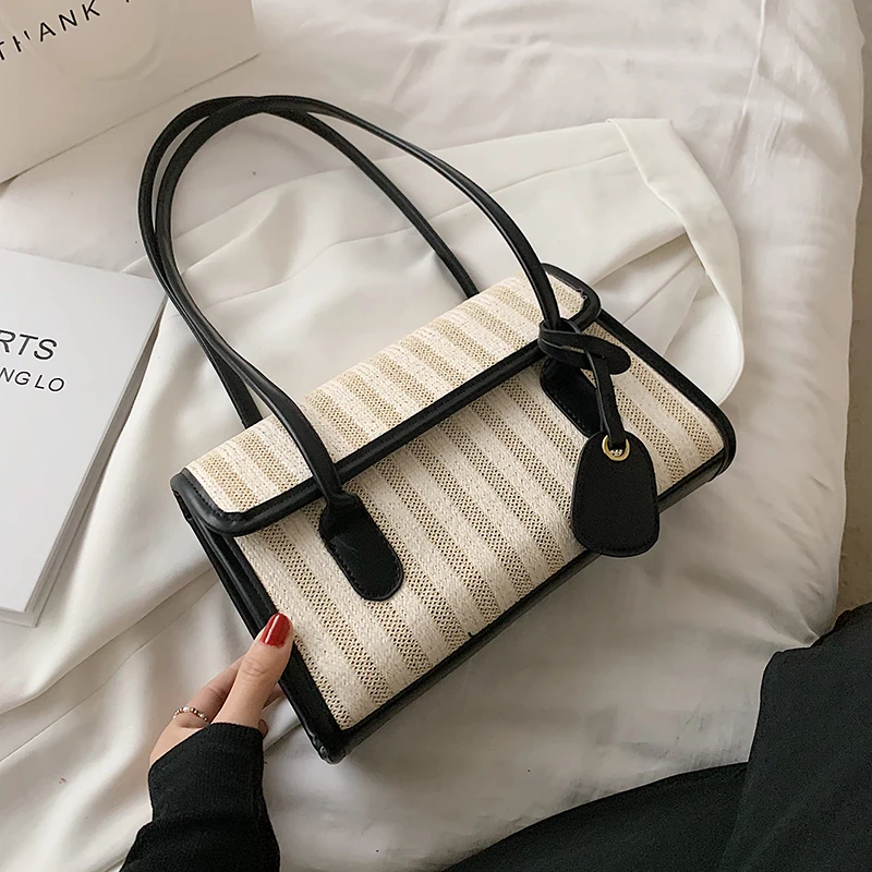 2021 New High-Quality Straw Shoulder Bag Designer Women Small Handbags Travel Beach Underarm Bag Casual Women Baguette Bags Tote
2021 New High-Quality Straw Shoulder Bag Designer Women Small Handbags Travel Beach Underarm Bag Casual Women Baguette Bags Tote
