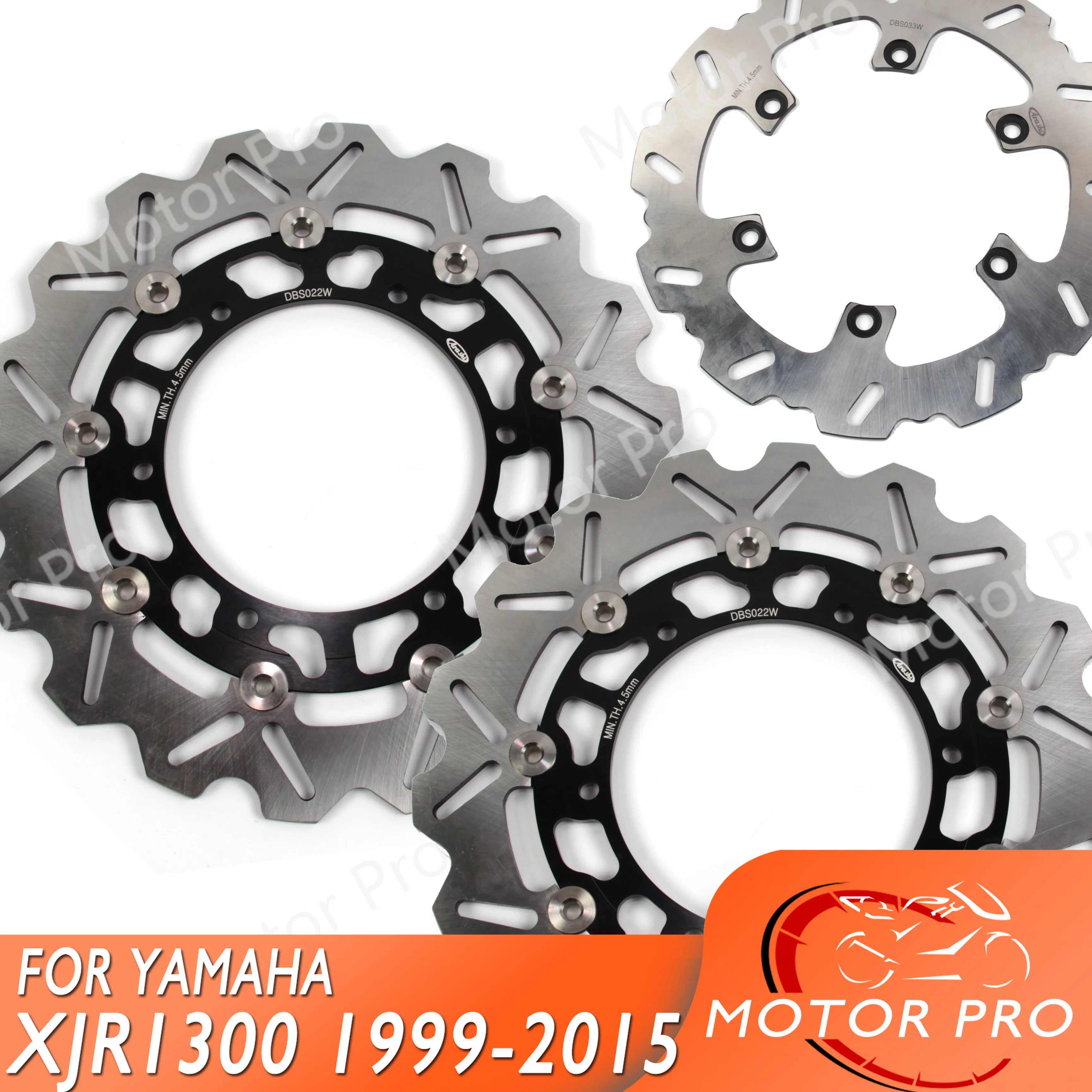 For Yamaha XJR 1300 1999 - 2015 Front Rear Brake Disc Disk Rotor Kits XJR1300 2000 2001 2002 2003 2004 2005 2006 2007 FZS1100
For Yamaha XJR 1300 1999 - 2015 Front Rear Brake Disc Disk Rotor Kits XJR1300 2000 2001 2002 2003 2004 2005 2006 2007 FZS1100