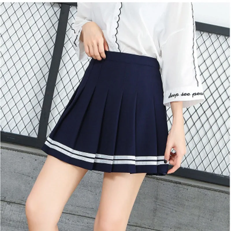Pink Pleated Skirt Summer High Waist Pleated Striped Mini Skirt Women's Fashion Slim Waist Casual Tennis Skirts School Vacation
Pink Pleated Skirt Summer High Waist Pleated Striped Mini Skirt Women's Fashion Slim Waist Casual Tennis Skirts School Vacation