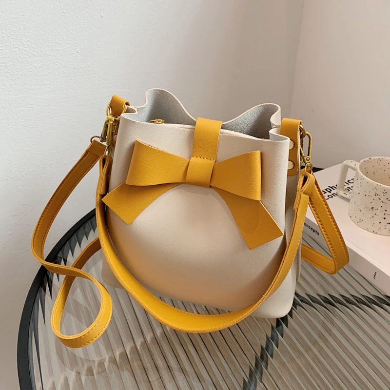 Small Bucket Bags For Women 2021 New Contrast Color Lady Shoulder Crossbody Bag Travel Totes Luxury Designer Purses And Handbags
Small Bucket Bags For Women 2021 New Contrast Color Lady Shoulder Crossbody Bag Travel Totes Luxury Designer Purses And Handbags