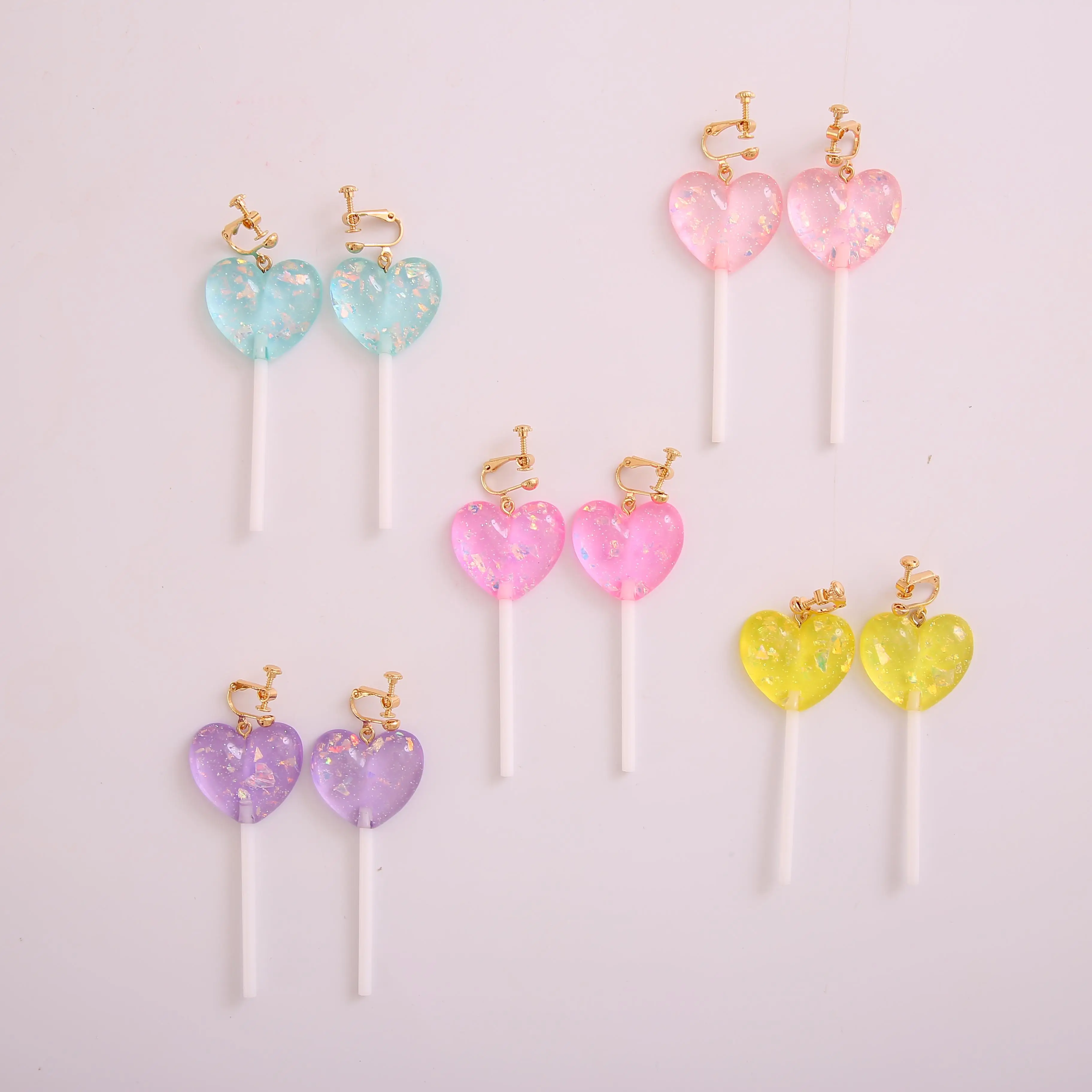 E-ling INS Ice Heart Earrings women Clip Earrings Cute Ladies Jewelry Gifts
E-ling INS Ice Heart Earrings women Clip Earrings Cute Ladies Jewelry Gifts