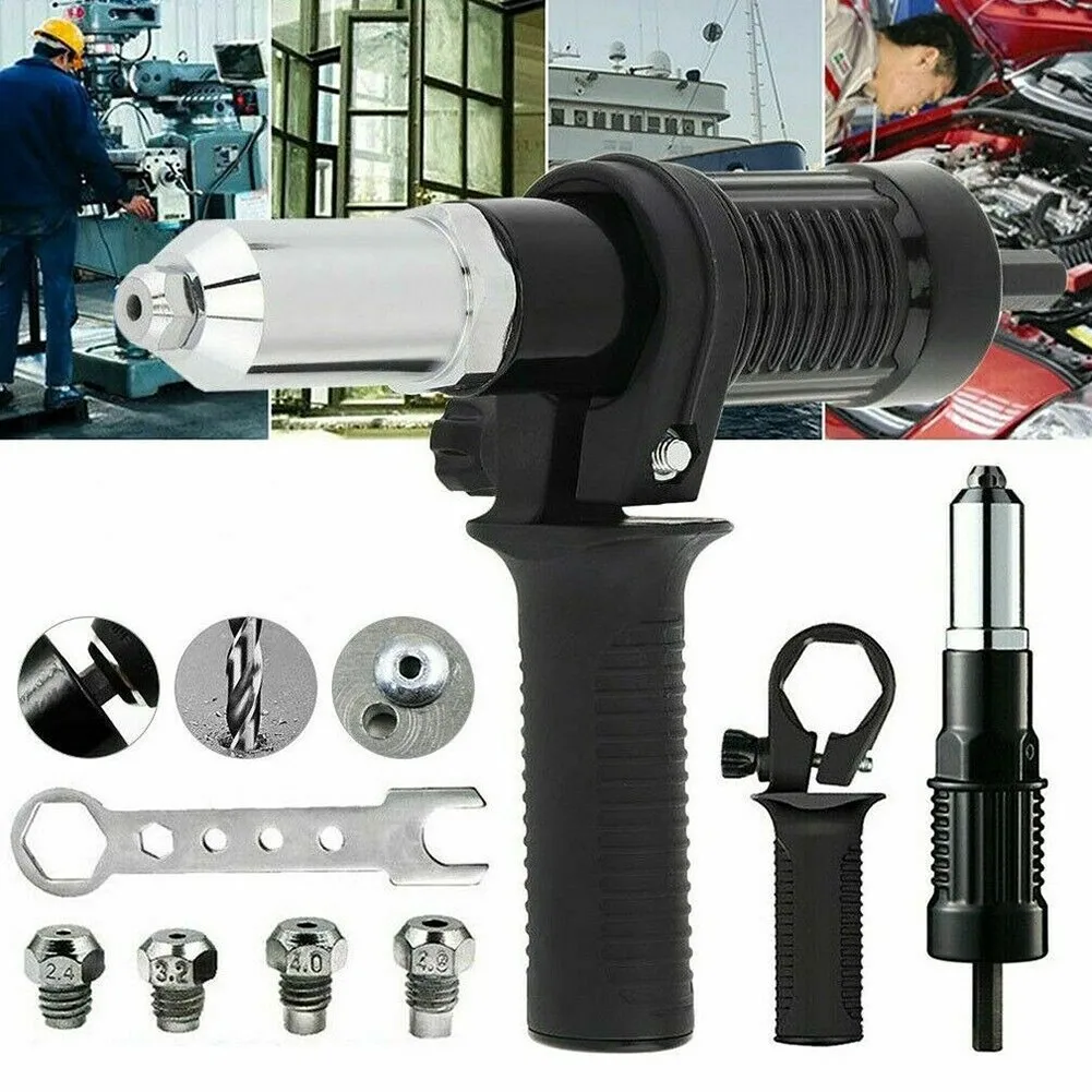 Carbide Alloy Electric Nut Riveting Insert Riveter Tool Rivet Adaptor For Cordless Drill Draw 2.4/3.2/4.0/4.8mm Pulling Rivets
Carbide Alloy Electric Nut Riveting Insert Riveter Tool Rivet Adaptor For Cordless Drill Draw 2.4/3.2/4.0/4.8mm Pulling Rivets