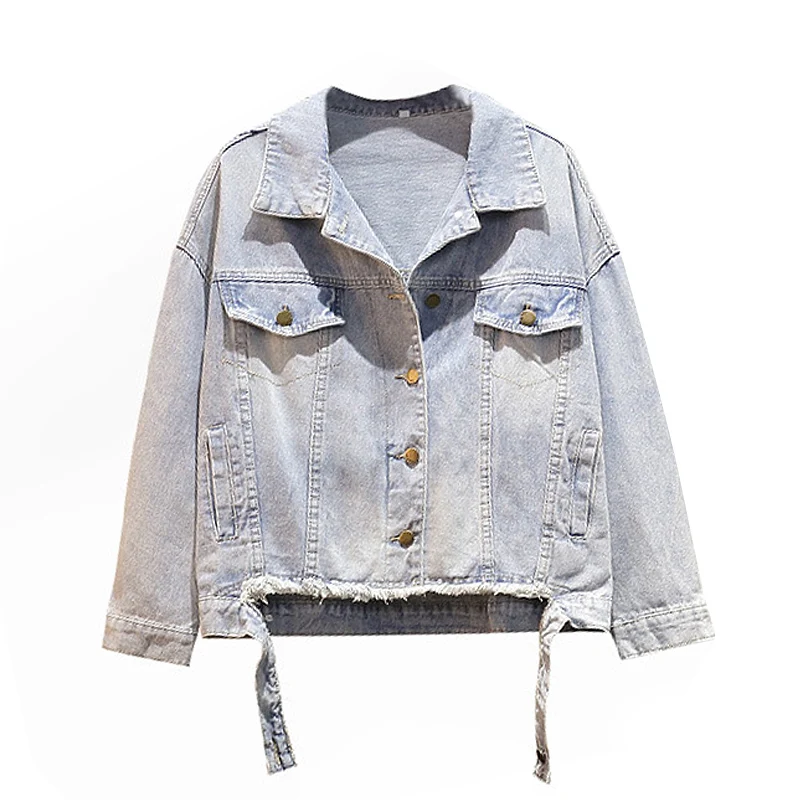 2020 Women Fashion Spliced Blue Denim Jacket Female Vintage Plus Size Coats Lady Loose Casual Outerwear Streetwear Tops XA71F
2020 Women Fashion Spliced Blue Denim Jacket Female Vintage Plus Size Coats Lady Loose Casual Outerwear Streetwear Tops XA71F