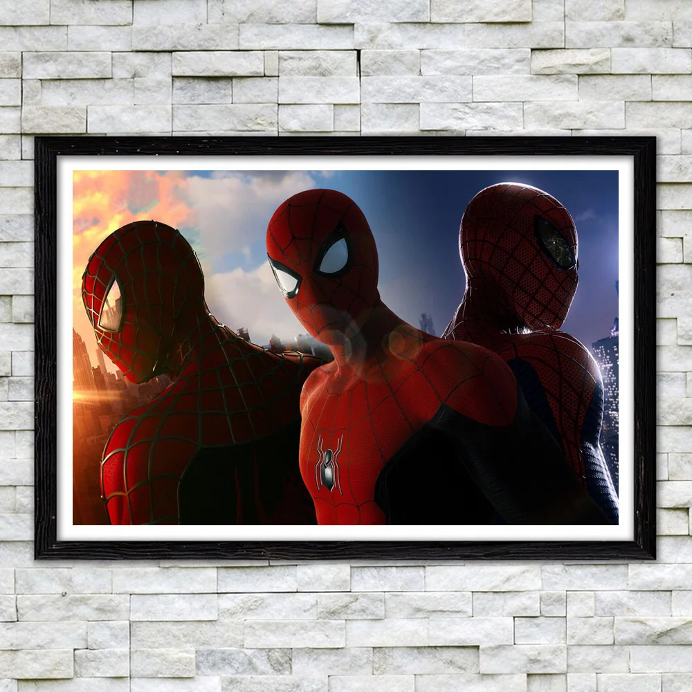 Постер и принты по мотивам фильма Marvel 3 поколения Человек-паук Картина на холсте