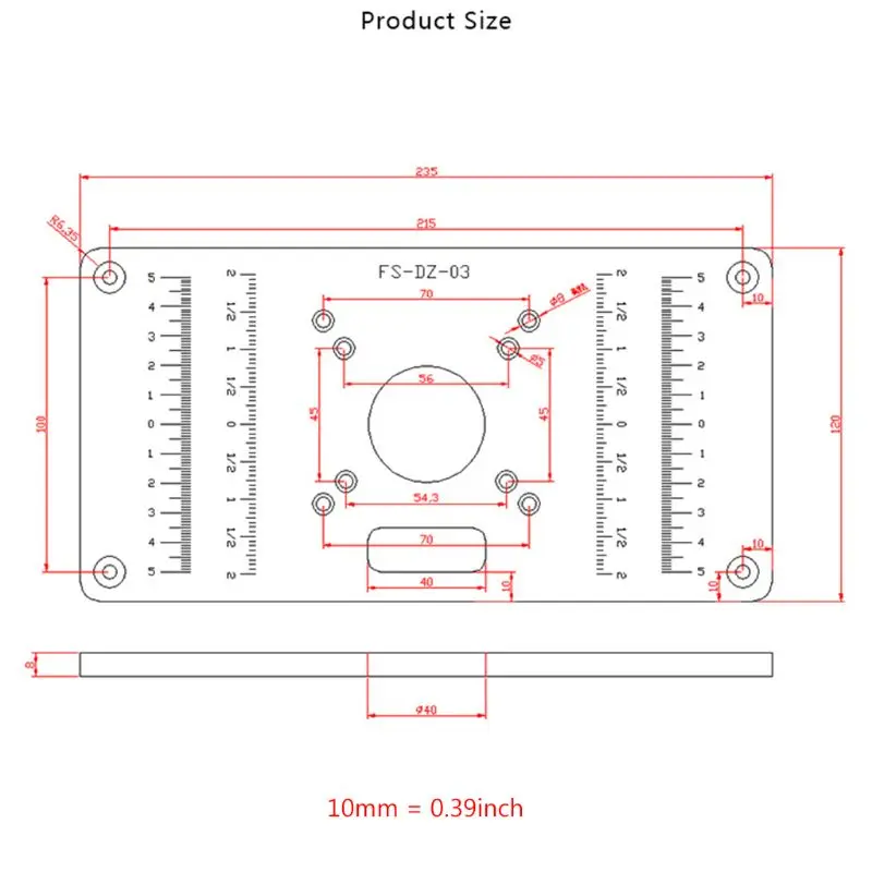 2022 New Router Table Saw Insert Base Plate Aluminum Alloy Trimming Machine Flip Board
2022 New Router Table Saw Insert Base Plate Aluminum Alloy Trimming Machine Flip Board