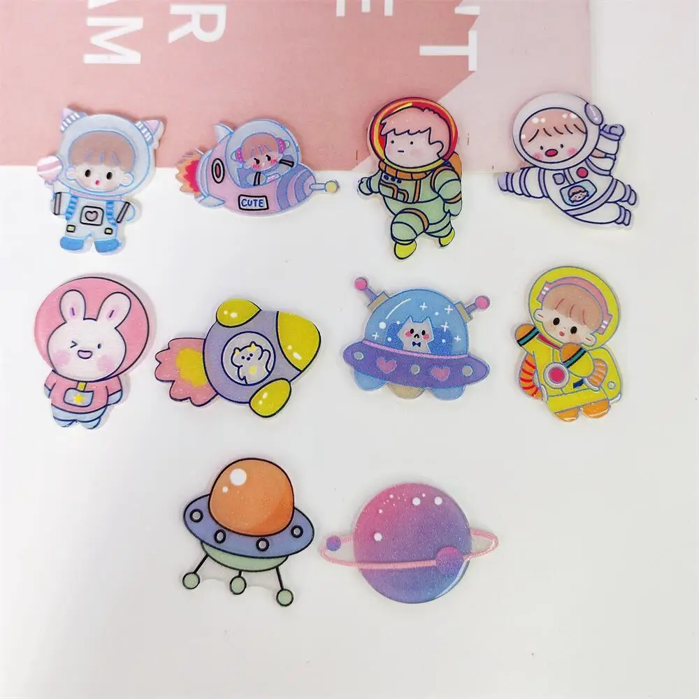 Kawaii Cartoon Planet UFO Astronauts Charms Acrylic Flat Back Scrapbooking Crafts DIY Jewelry Making Accessories
Kawaii Cartoon Planet UFO Astronauts Charms Acrylic Flat Back Scrapbooking Crafts DIY Jewelry Making Accessories