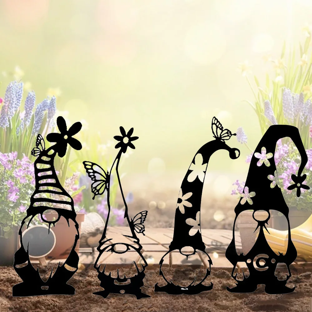 Acrylic Garden Gnomes Decorations Ornaments Art Silhouette Hollowed Ground Sign Decor Ornament For Outdoor Lawn Yard Patio Decor
Acrylic Garden Gnomes Decorations Ornaments Art Silhouette Hollowed Ground Sign Decor Ornament For Outdoor Lawn Yard Patio Decor
