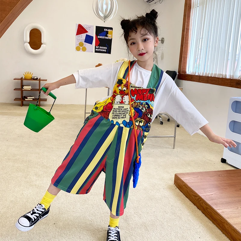 High Quality Baby Girl American Retro Fashion Print Design Girls Amusement Park Bib Beach Pants Kids Clothes Pants for Girls
High Quality Baby Girl American Retro Fashion Print Design Girls Amusement Park Bib Beach Pants Kids Clothes Pants for Girls