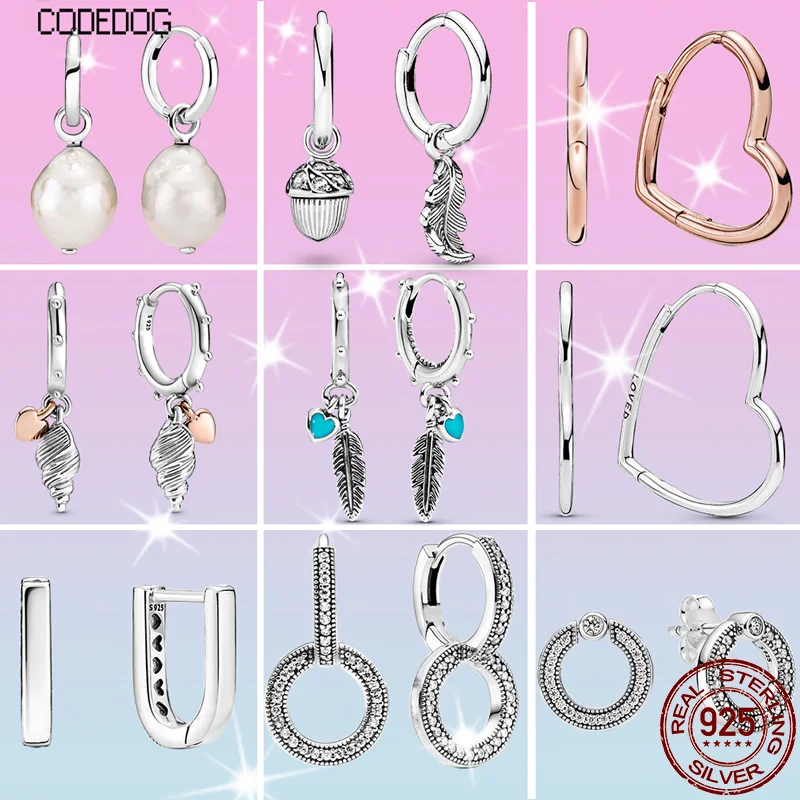 Женские серьги из серебра 2021 пробы, серьги в форме сердца и ракушки, ювелирное изделие для подарка, для свадьбы, вечеринки
Женские серьги из серебра 2021 пробы, серьги в форме сердца и ракушки, ювелирное изделие для подарка, для свадьбы, вечеринки