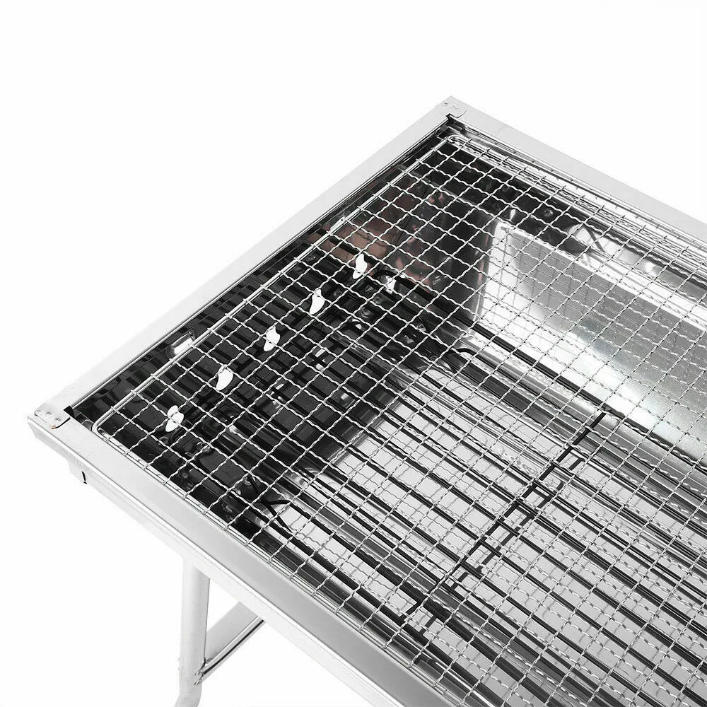 Outdoor Stainless Folding BBQ Grills Picnic Barbecue Rack Grill Charcoal Stove Picnic Accessories 3-6 Person Camping Grills
Outdoor Stainless Folding BBQ Grills Picnic Barbecue Rack Grill Charcoal Stove Picnic Accessories 3-6 Person Camping Grills