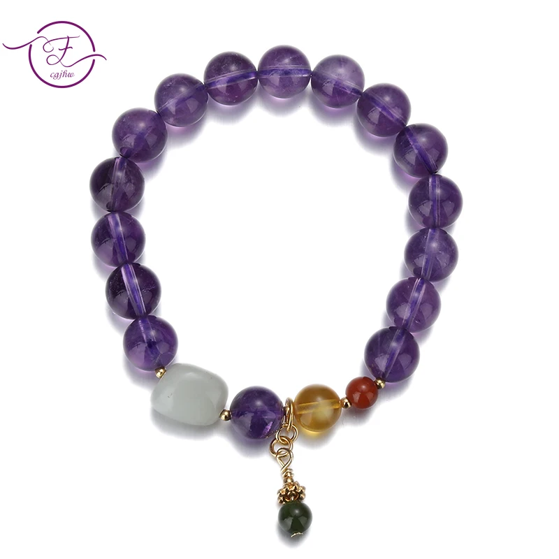 Natural Amethyst Beaded Bracelet Trendy Luxury Vintage Fine Bangles for Women Charm Bracelet Jewelry Birthday Gift
Natural Amethyst Beaded Bracelet Trendy Luxury Vintage Fine Bangles for Women Charm Bracelet Jewelry Birthday Gift