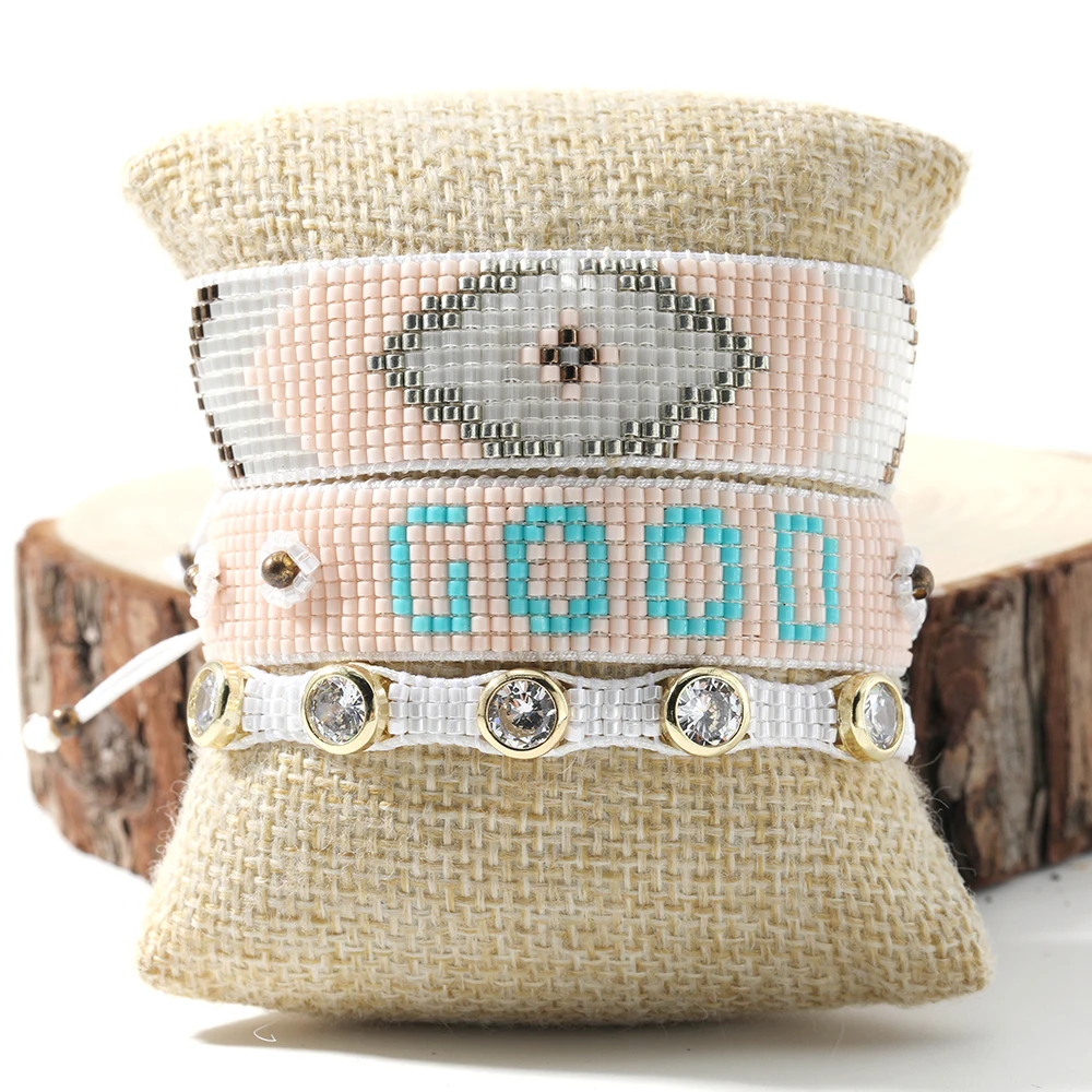 Rttooas GOOD-Letter Fashion Miyuki Beaded Bracelets Pulseras Mujer Moda 2020 Crystal Jewelry Handmade Loom Bead Bracelet
Rttooas GOOD-Letter Fashion Miyuki Beaded Bracelets Pulseras Mujer Moda 2020 Crystal Jewelry Handmade Loom Bead Bracelet