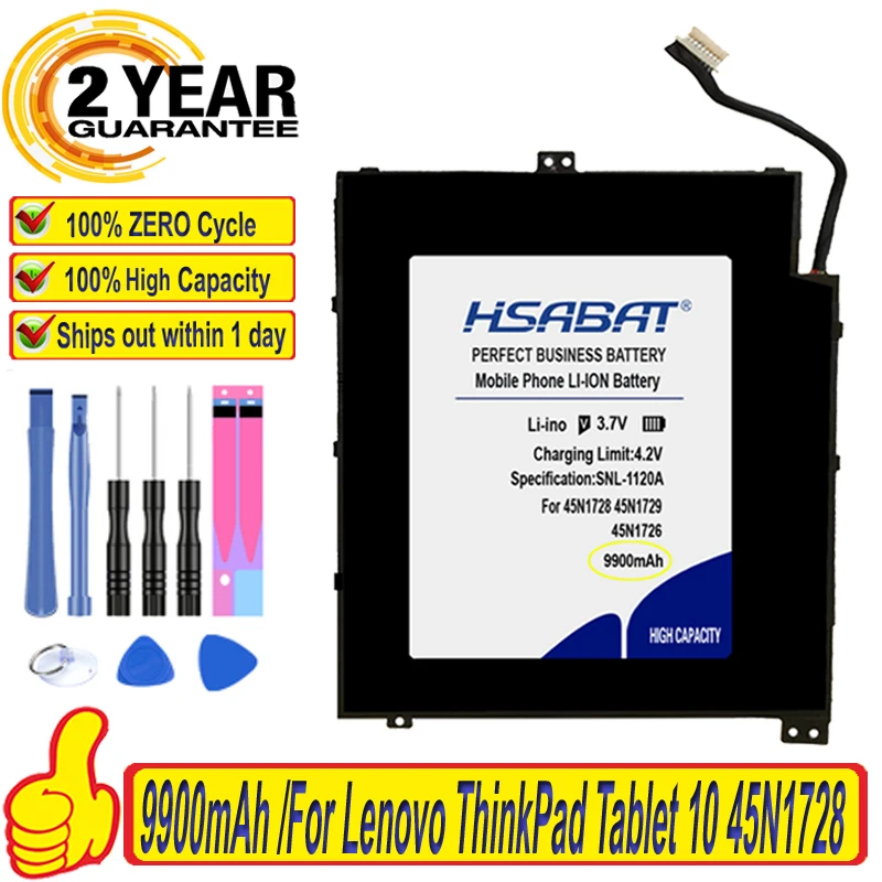 Топ бренд 100% новый 45N1726 Аккумулятор для ноутбука Lenovo ThinkPad Tablet 10 45N1728 45N1729 45N1727 45N1732