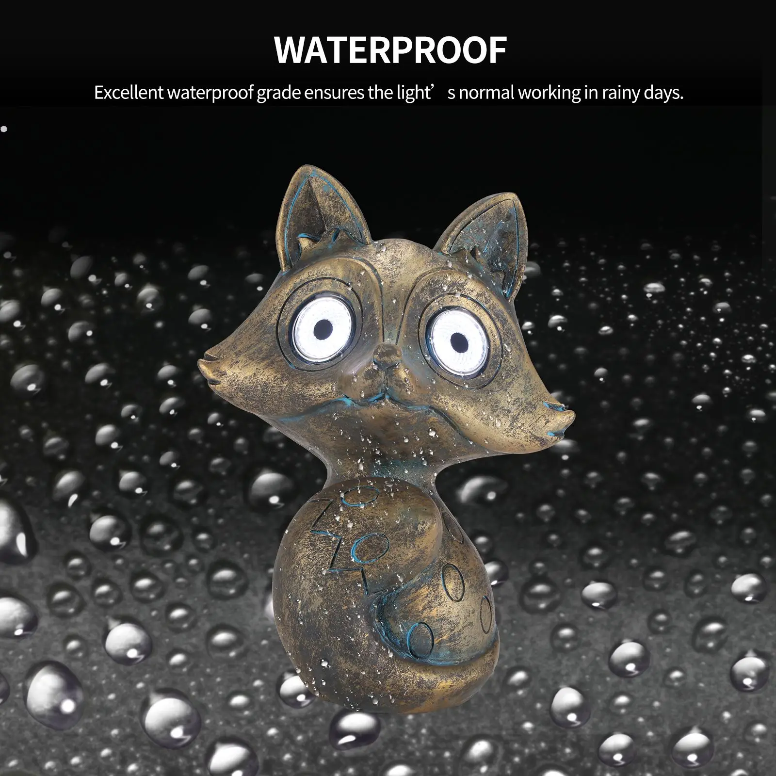 Fox Figurine Solar Lights Ornament LED Solar Outdoor Statue Resin Garden Sculpture Yard Wildlife Decoration Lamp Landscaping
Fox Figurine Solar Lights Ornament LED Solar Outdoor Statue Resin Garden Sculpture Yard Wildlife Decoration Lamp Landscaping