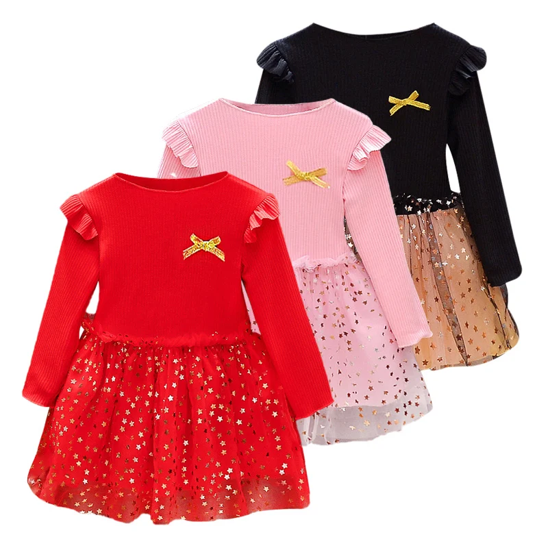 New Party Birthday Girls Dress Floral Christmas Clothes Girl Long Sleeve Fluffy Tutu Princess Dress Children Clothing
New Party Birthday Girls Dress Floral Christmas Clothes Girl Long Sleeve Fluffy Tutu Princess Dress Children Clothing