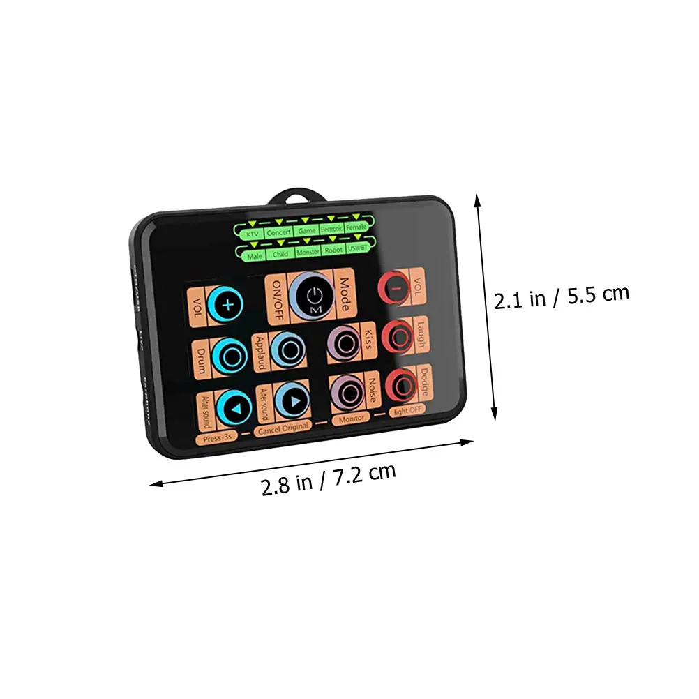Voice Change Sound Mixer Entertainment Streamer Live Broadcast Sound Cards