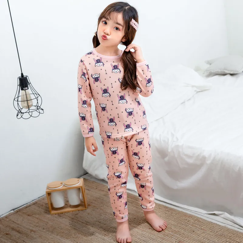 Kids Girls Pajamas Autumn Winter Homewear Children Underwear Fleece Warm Boys Girl Thermal Tracksuit Sets Baby Pajamas Costume
Kids Girls Pajamas Autumn Winter Homewear Children Underwear Fleece Warm Boys Girl Thermal Tracksuit Sets Baby Pajamas Costume