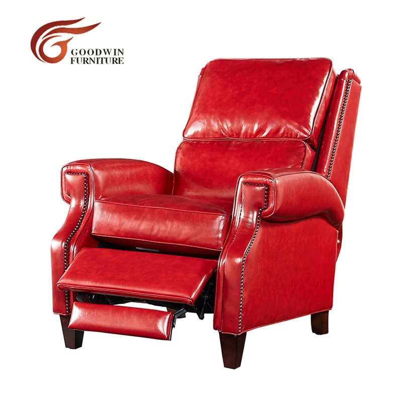 Кресло офисное из натуральной кожи для отдыха удобный стул WA446 | Мебель