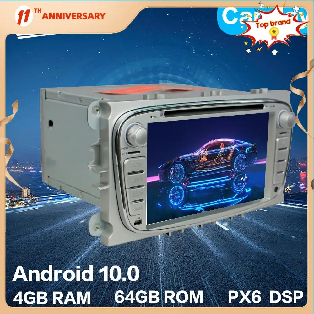 For FORD MONDEO 2007-2010 Android 10 4G+64GB Car Multimedia DVD Player Radio GPS Navigation Car Stereo IPS Touch Screen Headunit
For FORD MONDEO 2007-2010 Android 10 4G+64GB Car Multimedia DVD Player Radio GPS Navigation Car Stereo IPS Touch Screen Headunit