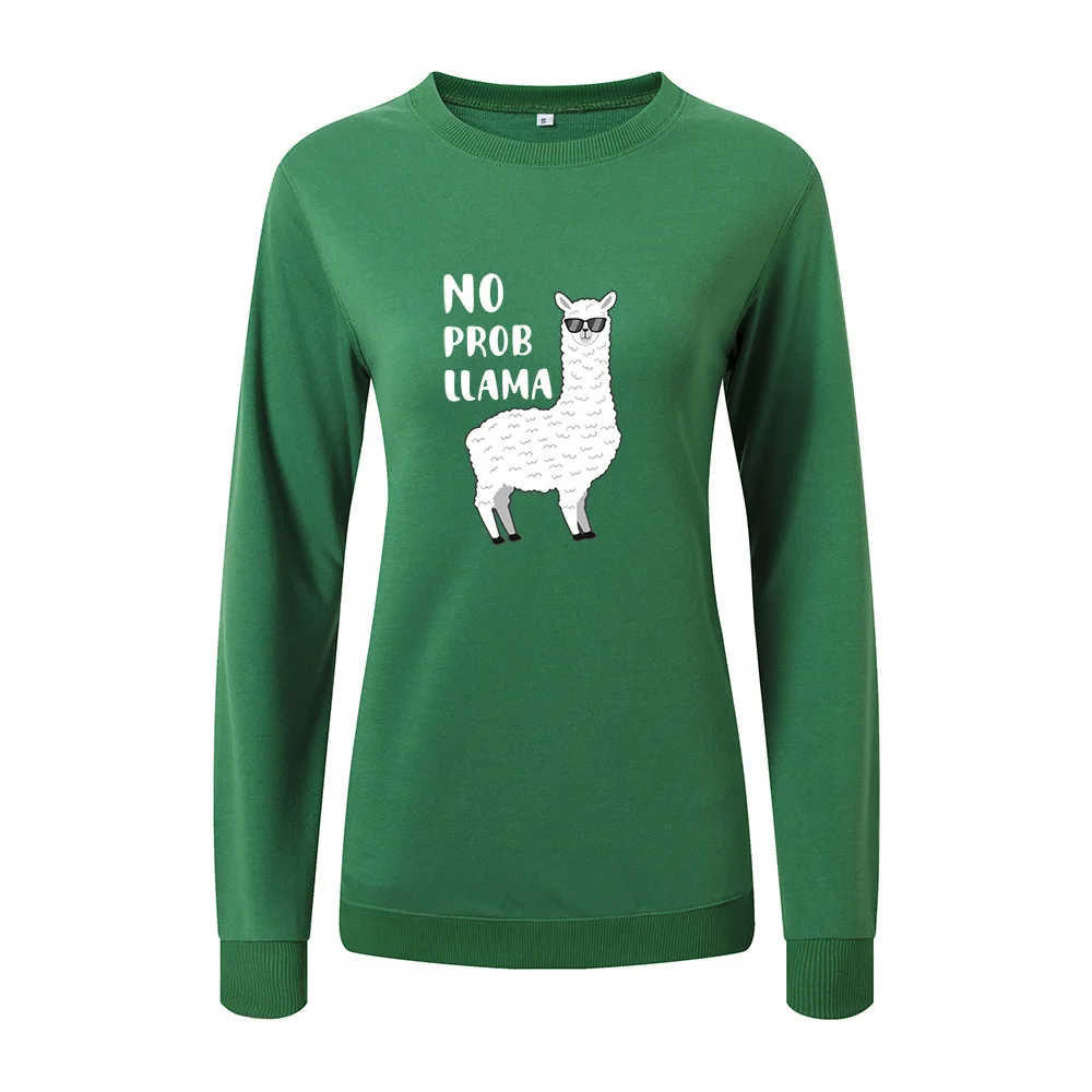 Women Hoodies Sweatshirts Tops Female Casual Pullovers Llama Print Sweatshirt Spring Autumn Hoodie Pullover Streetwear Clothes
Women Hoodies Sweatshirts Tops Female Casual Pullovers Llama Print Sweatshirt Spring Autumn Hoodie Pullover Streetwear Clothes