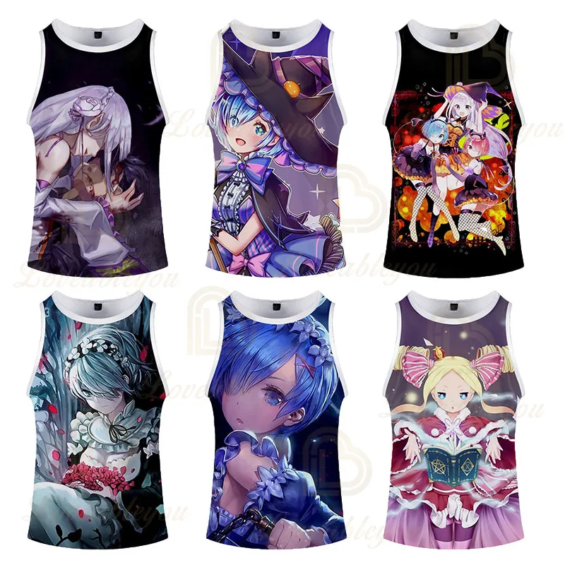 RE: ZERO - Starting Life In Another World Unisex Tank Top for Men Fashion Cool Summer Men Women Tank Tops Halter Tank Top
RE: ZERO - Starting Life In Another World Unisex Tank Top for Men Fashion Cool Summer Men Women Tank Tops Halter Tank Top