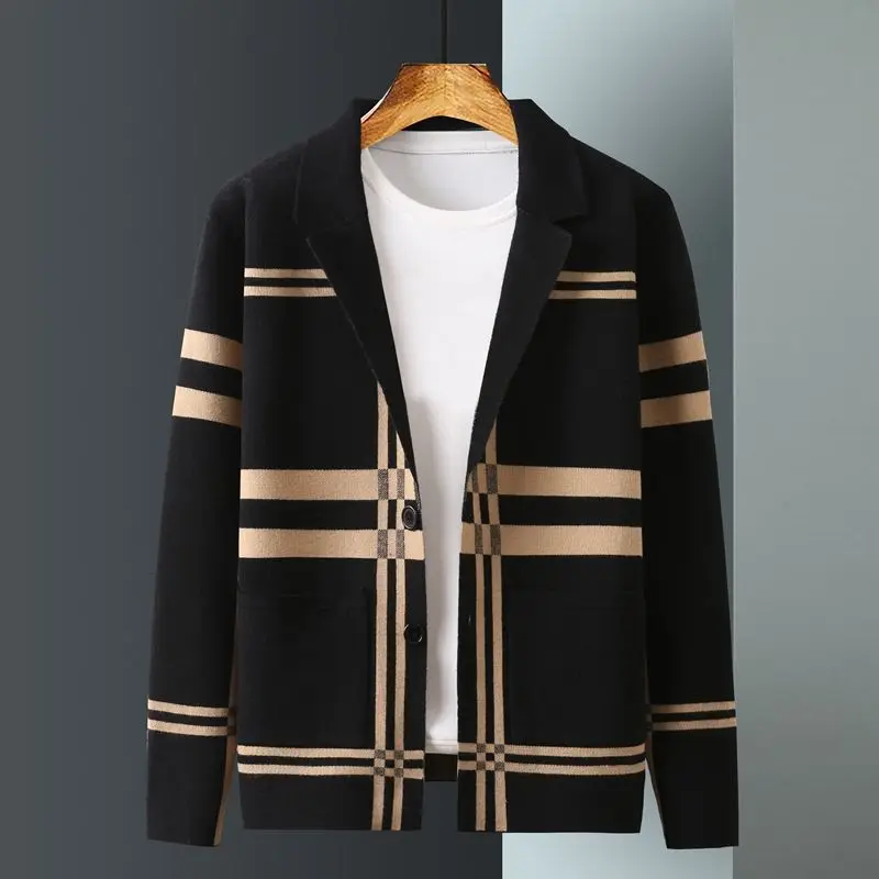 Spring and Autumn New Sweater Men's Cardigan Slim Open Home Men's Casual Wear Sweater Men's Jacket Trend
Spring and Autumn New Sweater Men's Cardigan Slim Open Home Men's Casual Wear Sweater Men's Jacket Trend