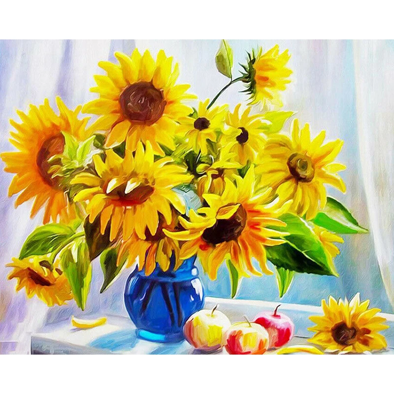 5D DIY Diamond Painting Full Square / Round Diamond Rhinestone Diamond Embroidery Cross Stitch Home Decoration Sunflower
5D DIY Diamond Painting Full Square / Round Diamond Rhinestone Diamond Embroidery Cross Stitch Home Decoration Sunflower