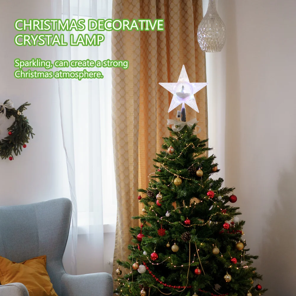 1pc Exquisite Christmas Crystal Light for Home Shopping Mall Hotel (Transparent)
1pc Exquisite Christmas Crystal Light for Home Shopping Mall Hotel (Transparent)