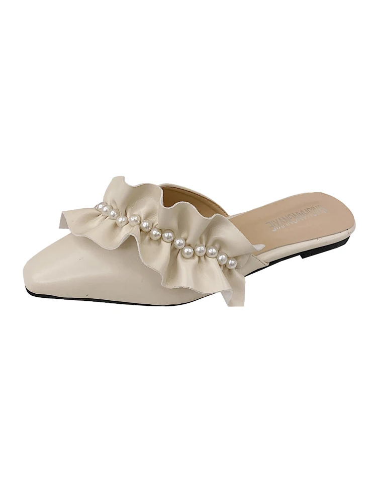 Beige Heeled Sandals Flat Shoes Female Butterfly-Knot Woman's Slippers Glitter Slides String Bead Pointed Toe Black 2021 Jelly 
Beige Heeled Sandals Flat Shoes Female Butterfly-Knot Woman's Slippers Glitter Slides String Bead Pointed Toe Black 2021 Jelly
