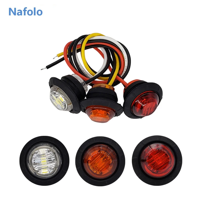 12V LED Side Marker Lamp Tail Brake Light for Car Trailer Lorry Bus Van Truck Car external lights 12V LED Marker Lamp
12V LED Side Marker Lamp Tail Brake Light for Car Trailer Lorry Bus Van Truck Car external lights 12V LED Marker Lamp